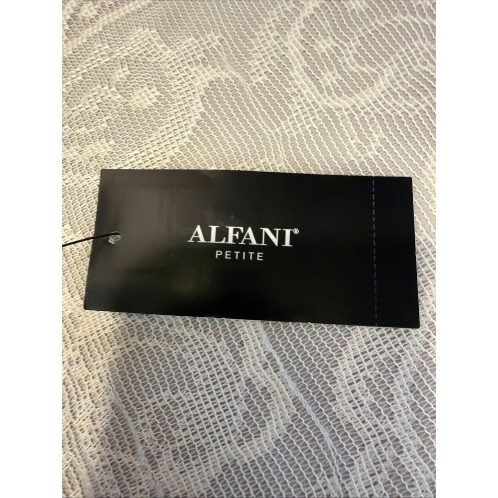 NWT ALFANI Womens Modern Straight Leg Comfort Waist 14P/W34/L27 Eggplant Dark - Picture 5 of 9
